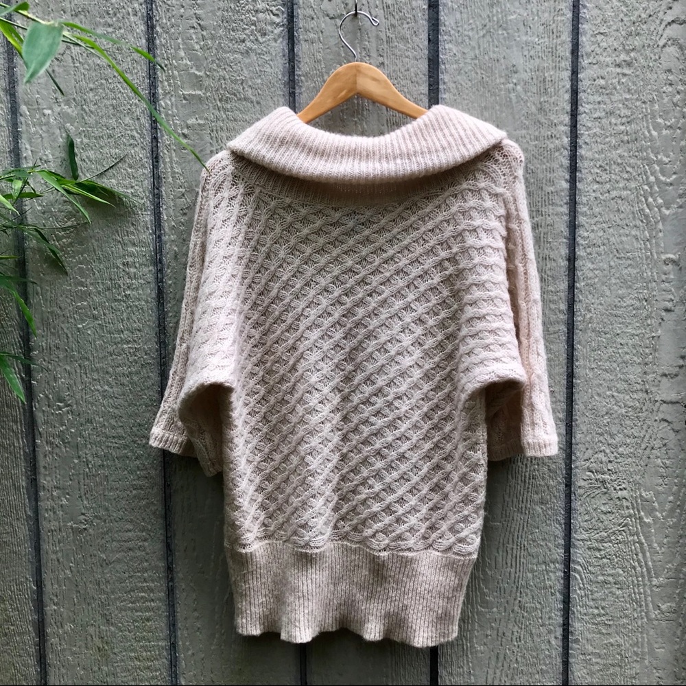 Old Navy slouchy oversized fuzzy tunic sweater - Picture 2 of 5